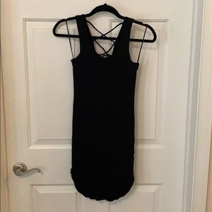 Black form-fitting dress